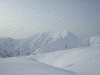 雪の大谷(6) 奥大日岳を望む