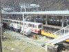 黒部峡谷鉄道：欅平方面へ列車が発車(2)